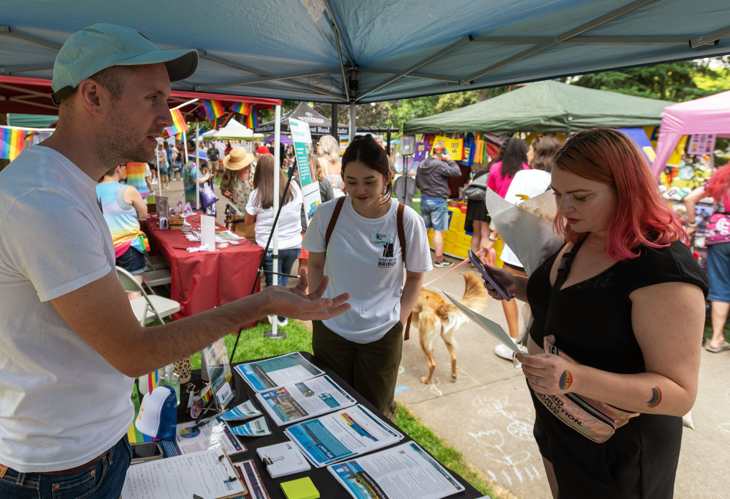 IBR reaching out to communities at fairs and festivals.