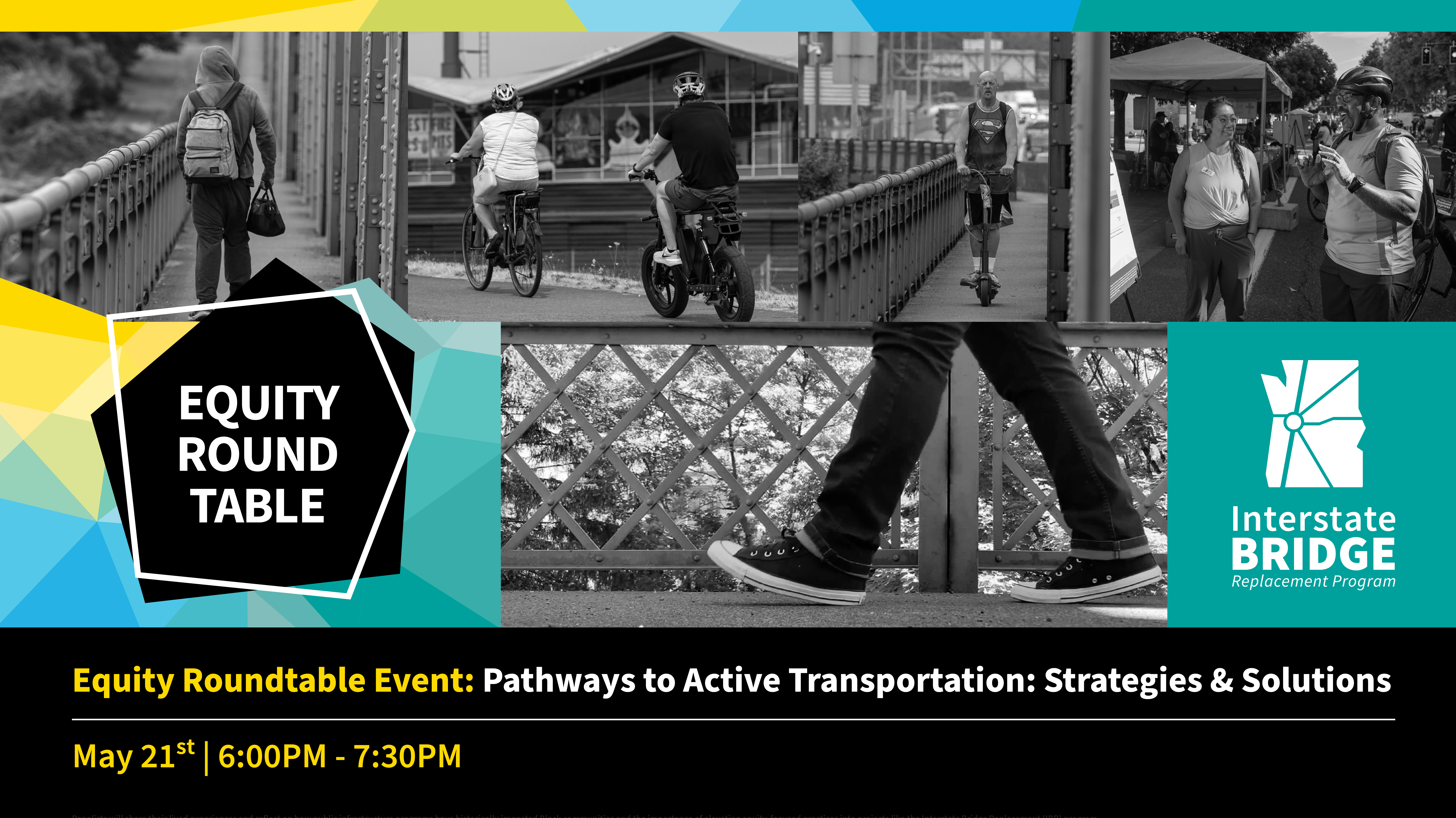 Website banner for Equity Roundtable event.